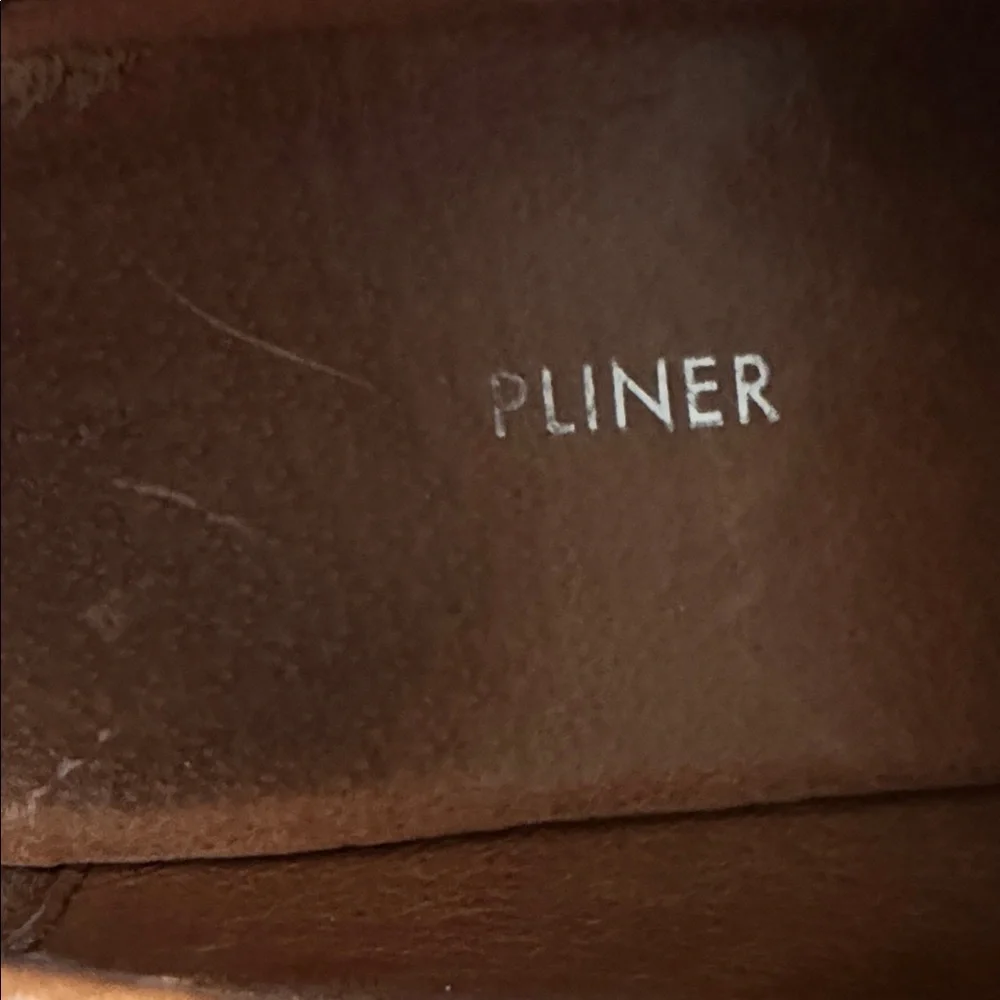 Donald J. Pliner Broy Brown Leather Men's‎ Shoes slip on loafers Sz 9 1/2 - Picture 9 of 11